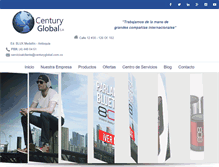 Tablet Screenshot of centuryglobal.com.co